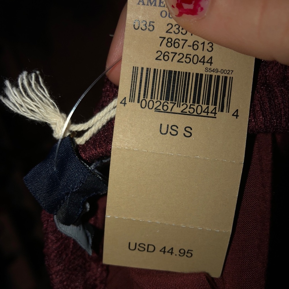 American Eagle off the shoulder lace top